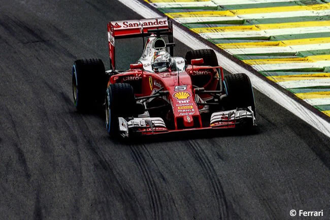 Sebastian Vettel - Scuderia Ferrari - GP Brasil 2016 - Domingo