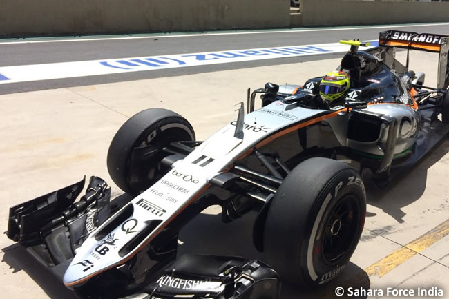 Sergio Pérez - Force India - GP Brasil 2016 - Viernes