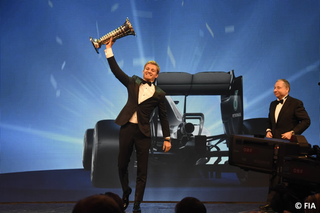 Nico Rosberg - Campeón - Gala FIA - Entrega Premios 2016