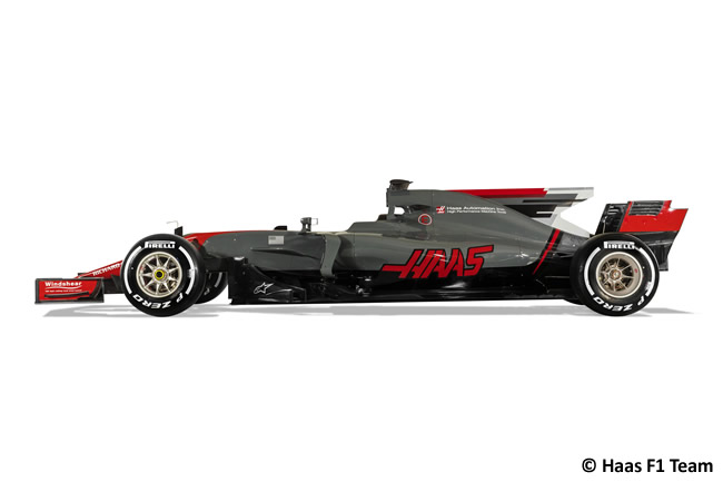 Haas VF-17 - 2017 - Lateral