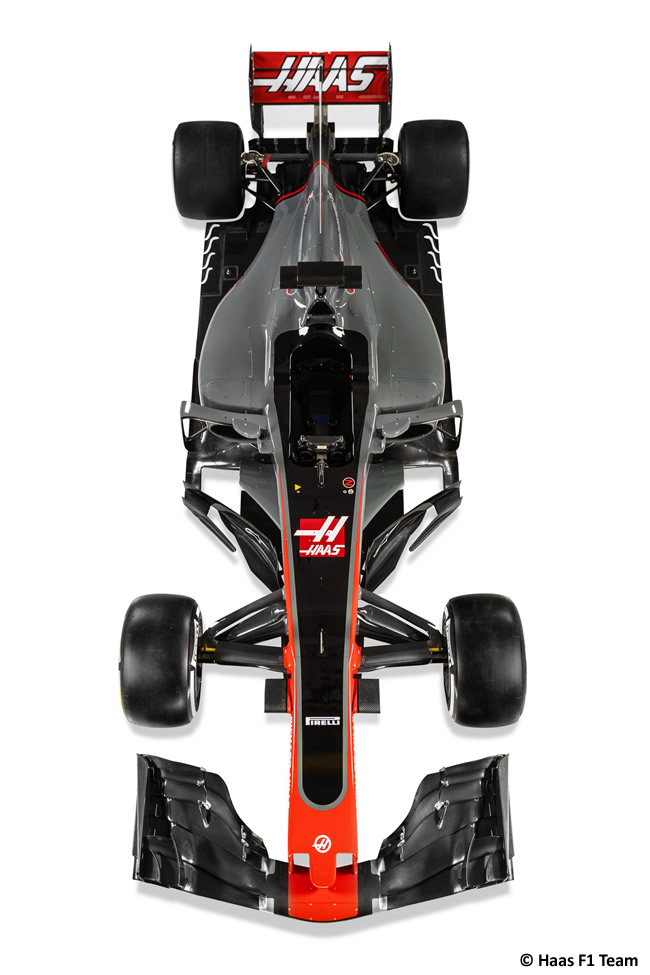 Haas VF-17 - 2017 - Top