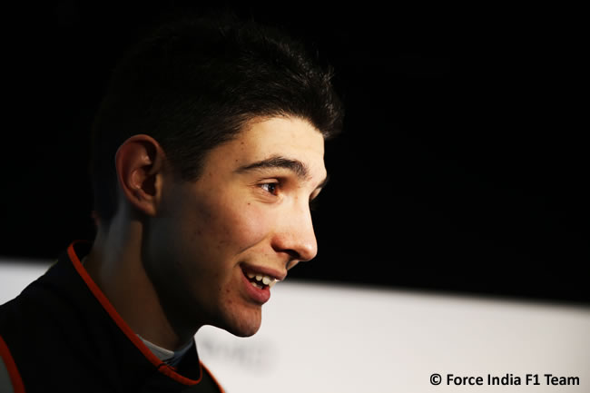 Force India F1 Team - Presentación VJM10 - Esteban Ocon