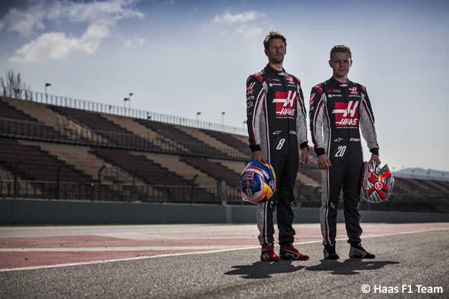 Haas - Romain Grosjean - Kevin Magnussen