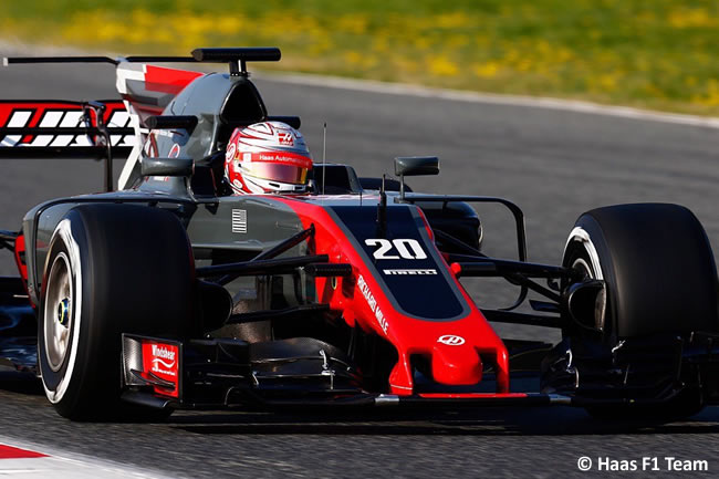 Kevin Magnussen - Haas - Test 1 Barcelona - Pretemporada 2017 - Día 1