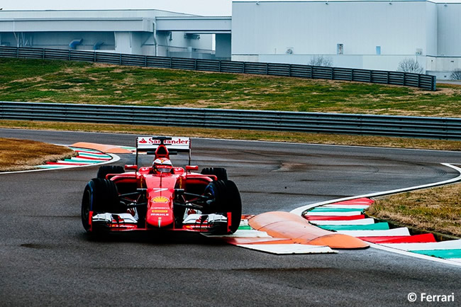 Kimi Raikkonen - Scuderia Ferrari - Circuito Fiorano - Pretemporada 2017