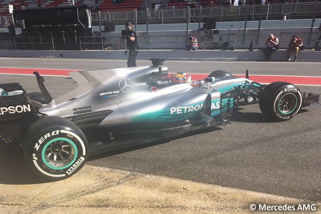 Lewis Hamilton - Mercedes AMG - Test 1 Barcelona - Pretemporada 2017 - Día 1