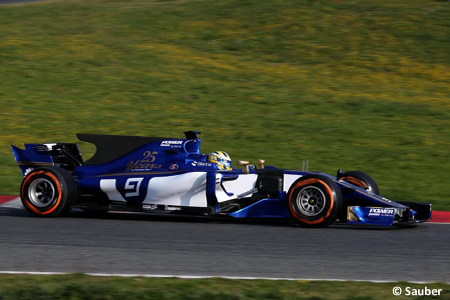 Marcus Ericsson - Sauber - Test 1 Barcelona - Pretemporada 2017 - Día 1