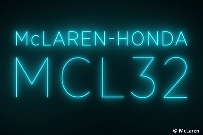 McLaren - Cambio nombre monoplaza - MP4 a MCL - MCL32