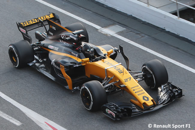 Nico Hulkenberg - Renault Sport - Test 1 Barcelona - Pretemporada 2017 - Día 1