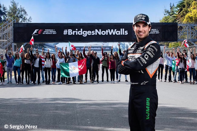 Sergio Pérez - #BridgesNotWalls