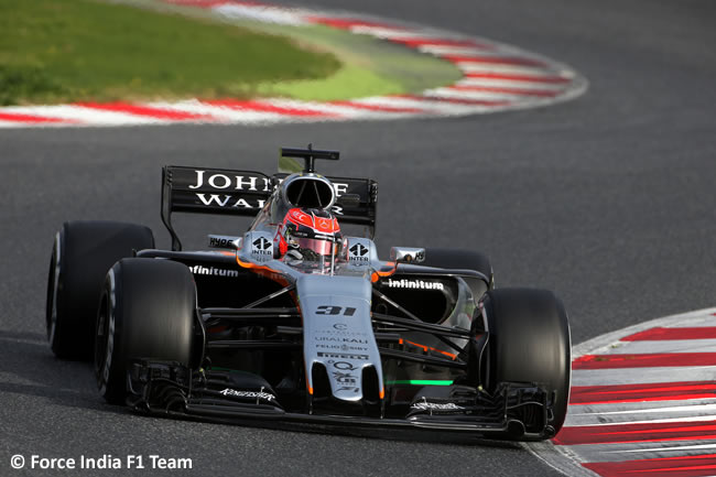 Esteban Ocon - Force India - Test 1 Barcelona - Pretemporada 2017 - Día 2