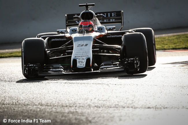 Esteban Ocon - Force India - Test 2 Barcelona - Pretemporada 2017