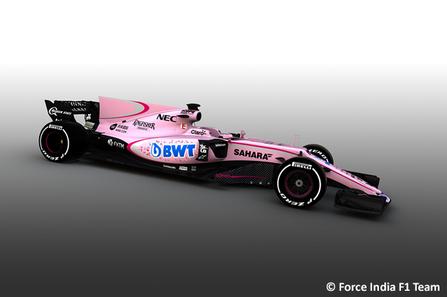 Force India 2017 - Rosa BWT