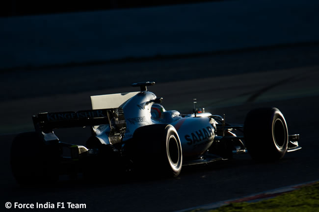 Alfonso Celis - Force India - Test 1 Barcelona - Pretemporada 2017 - Día 3