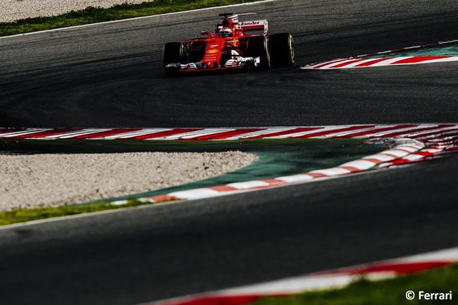 Kimi Raikkonen - Scuderia Ferrari - Test 1 Barcelona - Pretemporada 2017 - Día 2