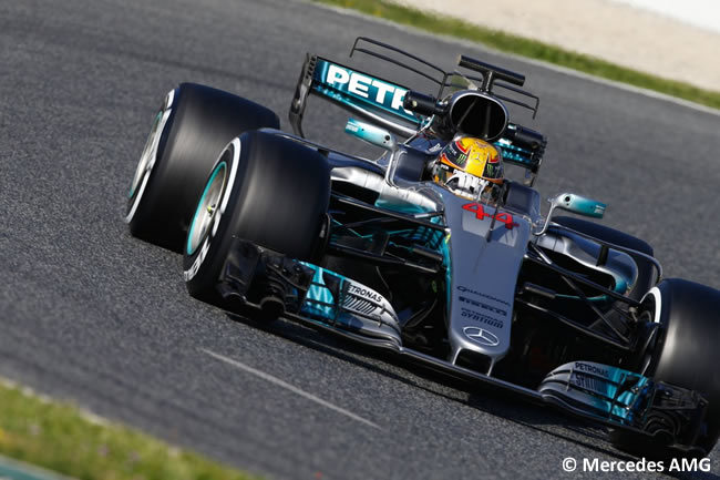 Lewis Hamilton - Mercedes AMG - Test 2 Barcelona - Pretemporada 2017 - Día 3