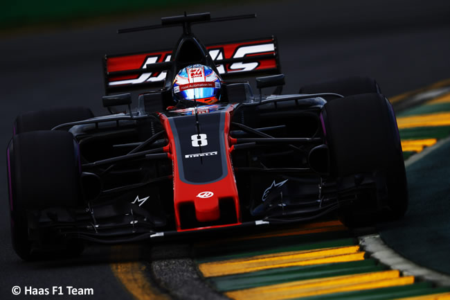 Romain Grosjean - Haas F1 Team - GP Australia - Calificación 2017