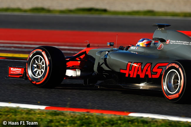 Romain Grosjean - Haas - Test 1 Barcelona - Pretemporada 2017 - Día 3