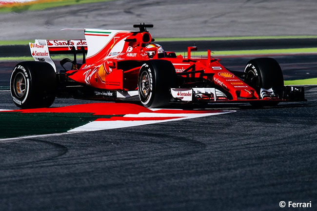 Sebastian Vettel - Scuderia Ferrari - Test 1 Barcelona - Pretemporada 2017 - Día 3