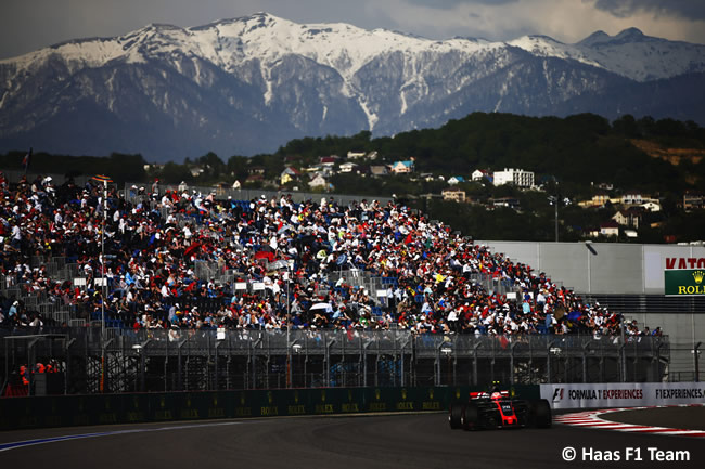 Kevin Magnussen - Haas F1 - Domingo - Carrera - GP Rusia 2017