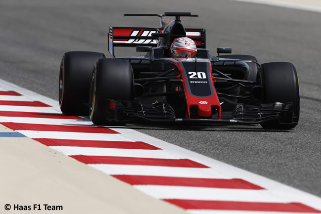 Kevin Magnussen - Haas - Test - Temporada 2017 - Bahréin - Día 2