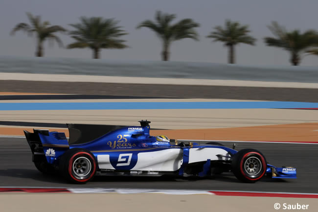 Marcus Ericsson - Sauber - Test Bahréin temporada 2017 - Día 1