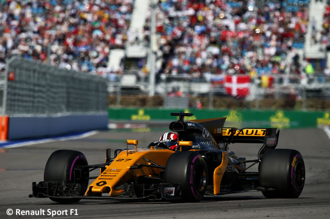 Nico Hulkenberg - Renault Sport - Domingo - Carrera - GP Rusia 2017