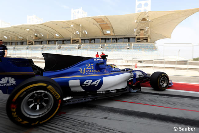 Pascal Wehrlein - Sauber - Test - Temporada 2017 - Bahréin - Día 2