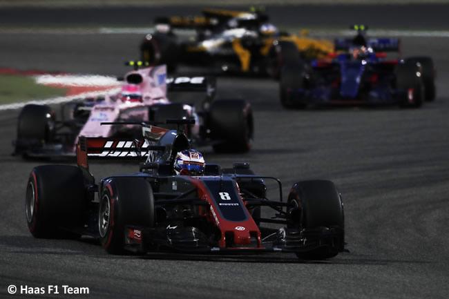 Romain Grosjean - Haas - GP Bahréin - 2017 - Domingo - Carrera