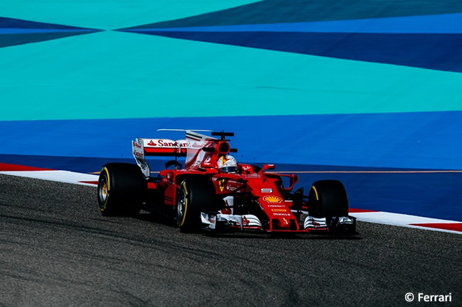 Sebastian Vettel - Scuderia Ferrari - GP Bahréin - 2017 - Viernes