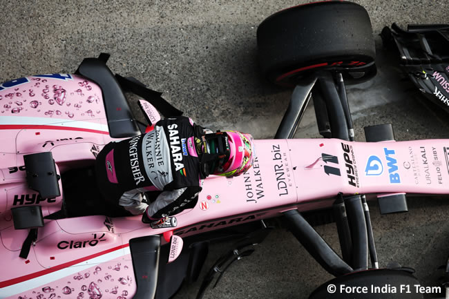 Sergio Pérez - Force India - Gran Premio China 2017 - Calificación - Clasificación