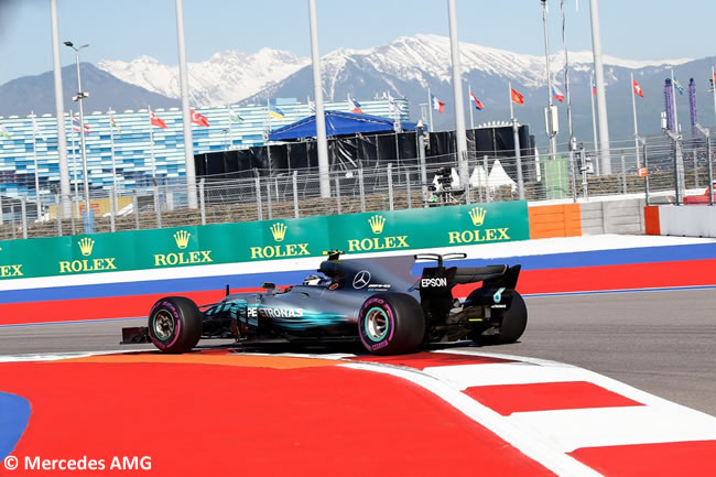 Valtteri Bottas - Mercedes AMG - GP Rusia 2017 - Viernes