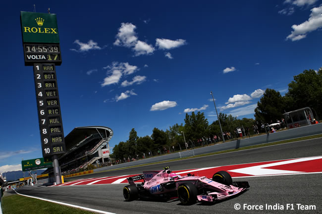 Force India - Viernes- GP España 2017