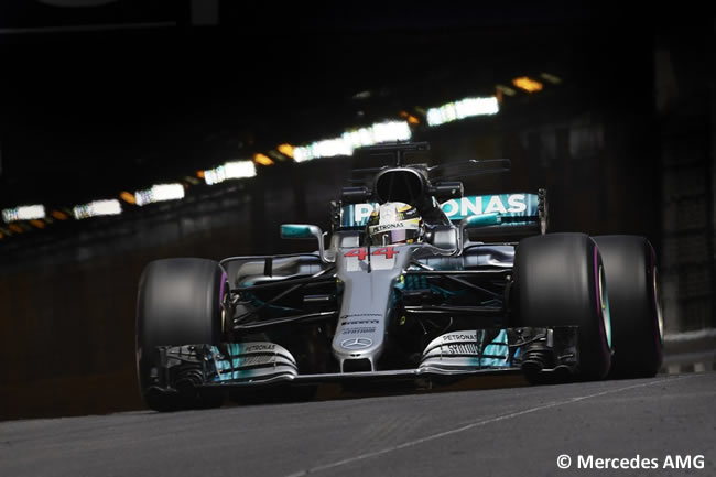 Lewis Hamilton - Mercedes AMG - GP Mónaco 2017 - Jueves