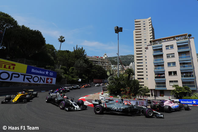 Romain Grosjean - Haas F1 - GP Mónaco 2017 - Carrera