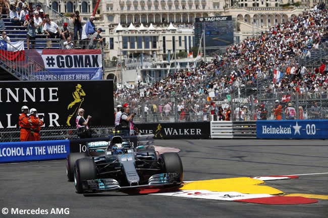 Valtteri Bottas - Mercedes AMG - Calificación - GP Mónaco 2017