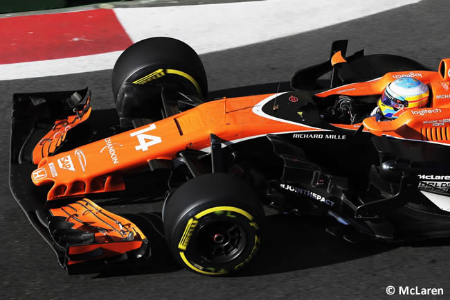 Fernando Alonso - McLaren - GP Azerbaiyán 2017