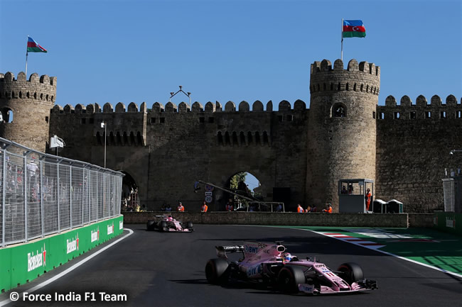 Force India - GP Azerbaiyán 2017