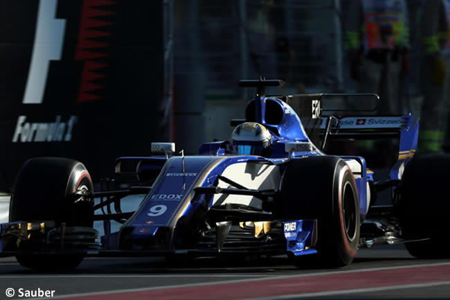 Marcus Ericsson - Sauber - Viernes GP Azerbaiyán 2017