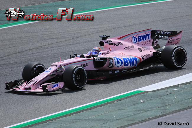 Sergio Pérez - Force India - 2017 - David Sarró - www.noticias-f1.com