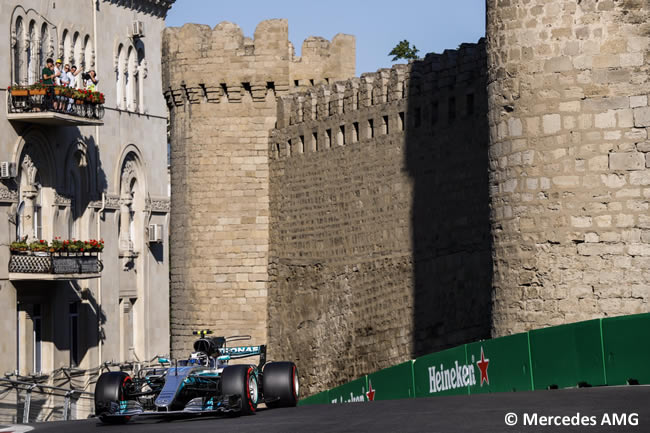 Valtteri Bottas - Mercedes AMG - GP Azerbaiyán 2017