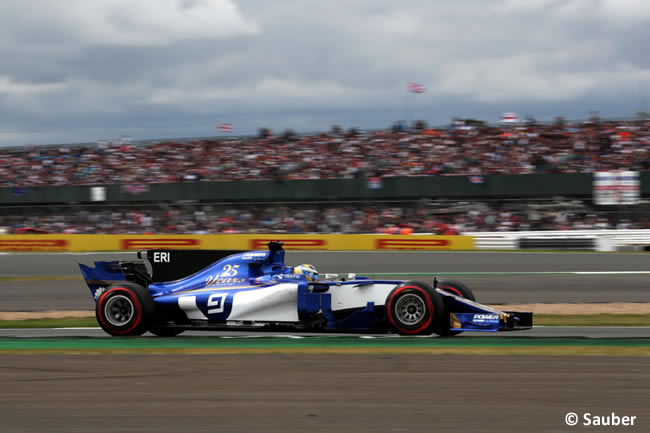 Marcus Ericsson - Sauber - Carrera GP Gran Bretaña 2017