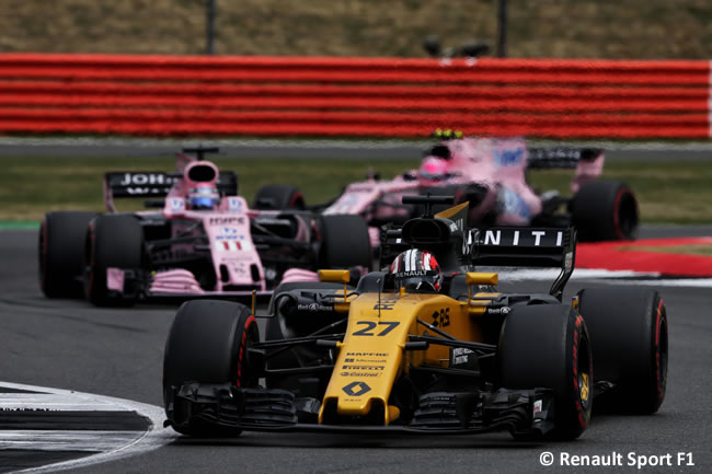 Nico Hulkenberg - Renault - Carrera GP Gran Bretaña 2017