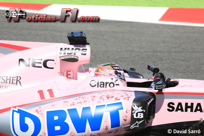 Sergio Pérez - Force India - David Sarró - www.noticias-f1.com