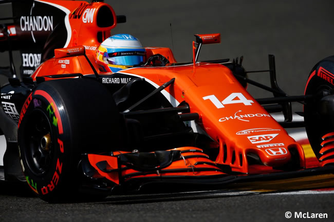 Fernando Alonso - McLaren - GP Bélgica 2017 - Calificación