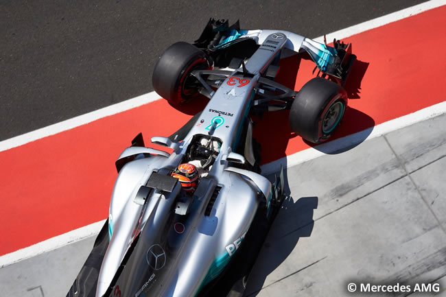 George Russell - Mercedes AMG - Test temporada Hungría - Día 1