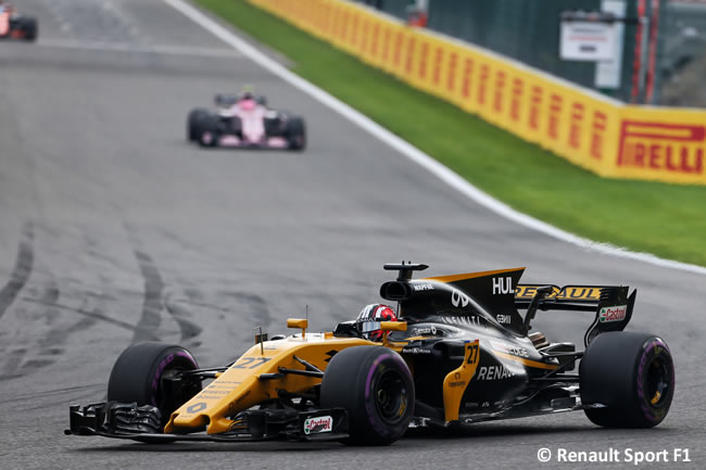 Jolyon Palmer - Renault - GP Bélgica 2017 - Carrera