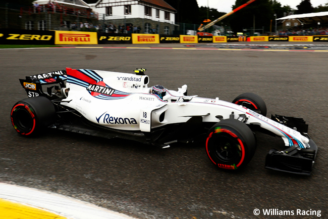 Lance Stroll - Williams - Entrenamientos - GP Bélgica 2017