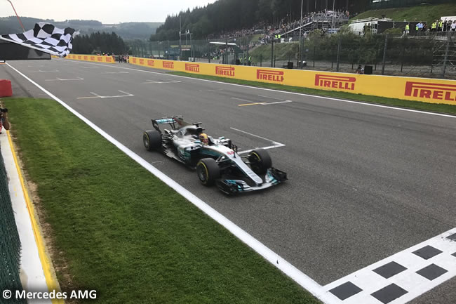 Lewis Hamilton - Mercedes AMG - GP Bélgica 2017 - Carrera