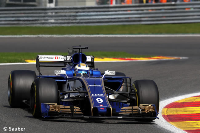 Marcus Ericsson - Sauber - GP Bélgica 2017 - Carrera